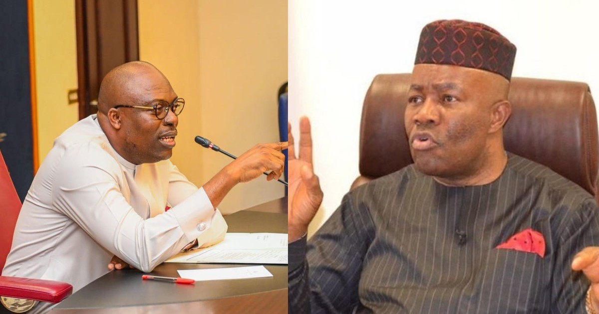 Akpabio under fire for engaging Fubara in political spat at Wigwe's funeral - Vimarsana News