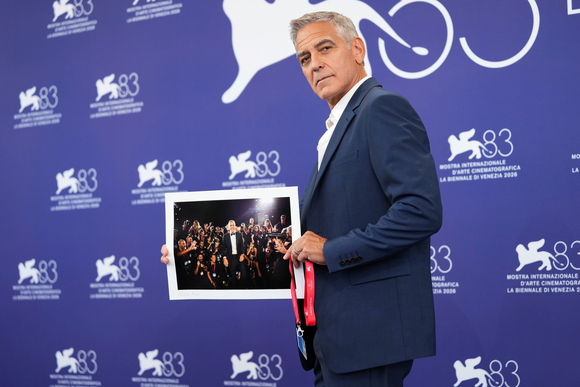 Americký herec George Clooney. 