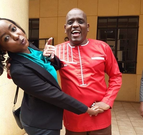 Dennis Itumbi and  Eric Omondi