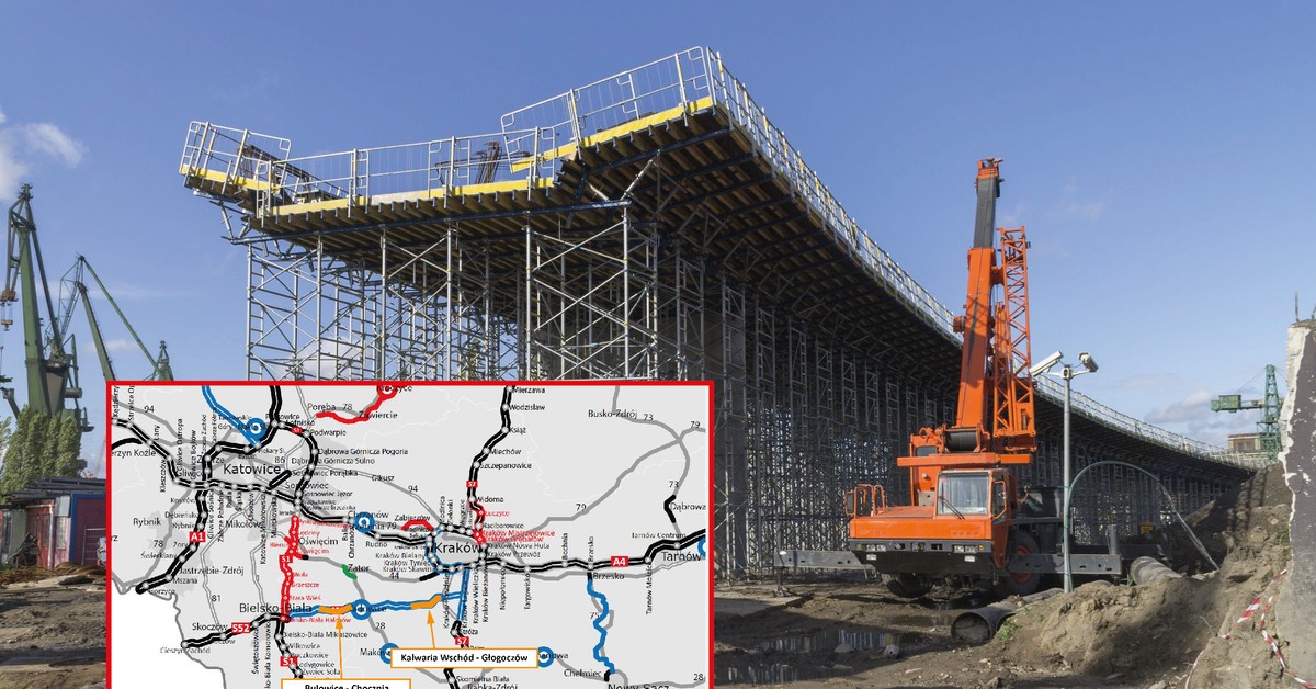 Z Krakowa w Beskidy. Oferty na dwa odcinki S52 złożone, czas na wybór wykonawcy [LISTA]