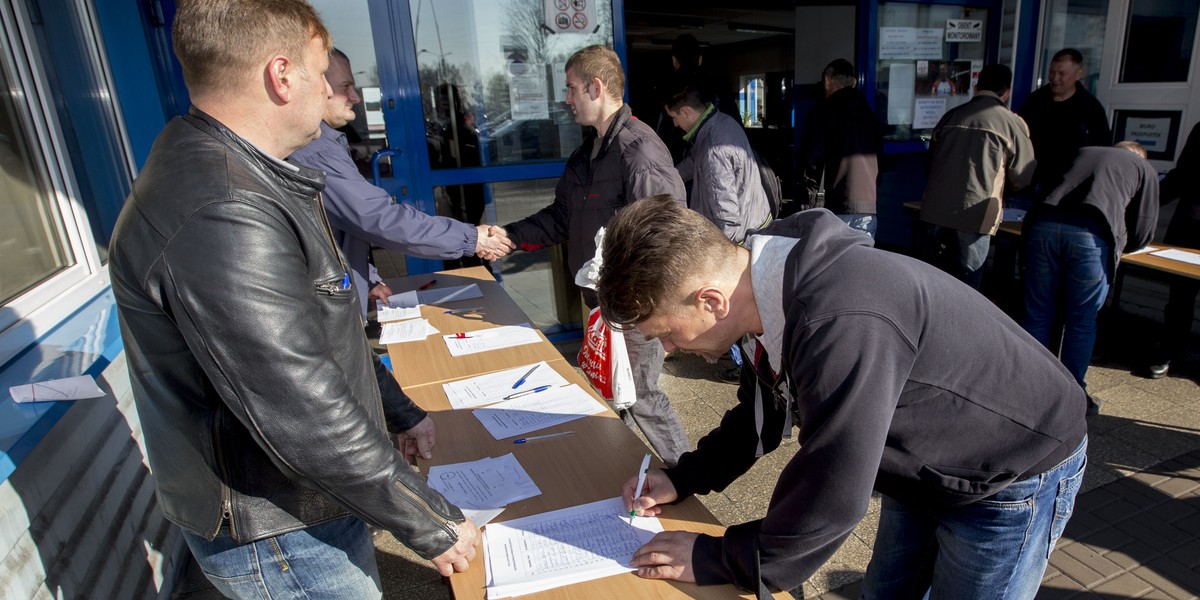 Referendum w kopalni