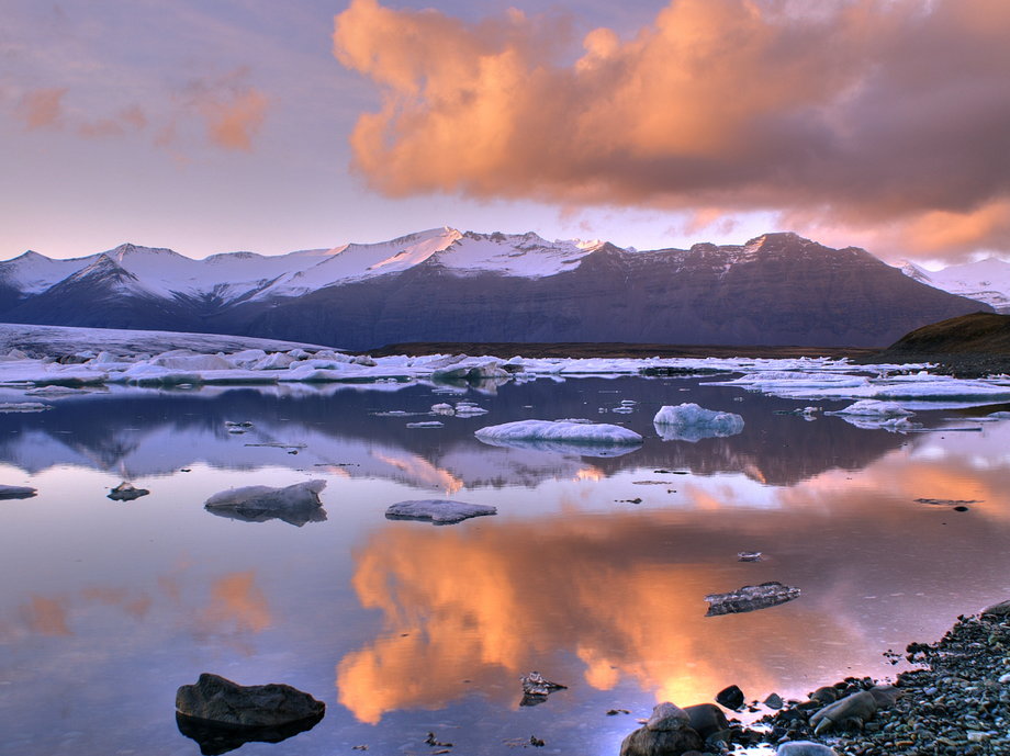 The lagoon is about 200 miles from Reykjavik, within Vatnajökull National Park. The park is also home to Iceland's largest glacier, of the same name.