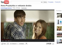 Przybylska z ukochanym reklamują... kurczaki