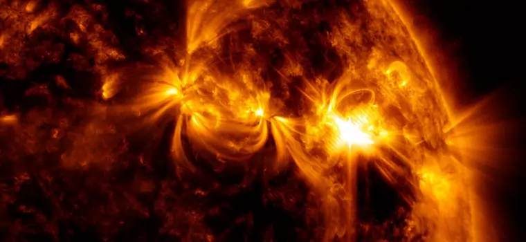 Ogromny rozbłysk słoneczny klasy X uchwycony na wideo