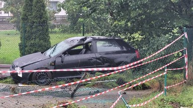 20-latek wypadł z drogi i porzucił auto. Ogromny mandat