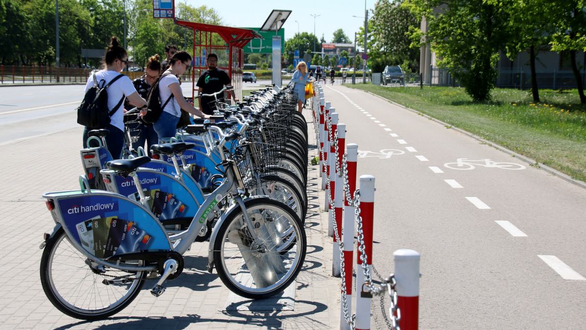Białystok. Biker nowe stacji rowerów miejskich 