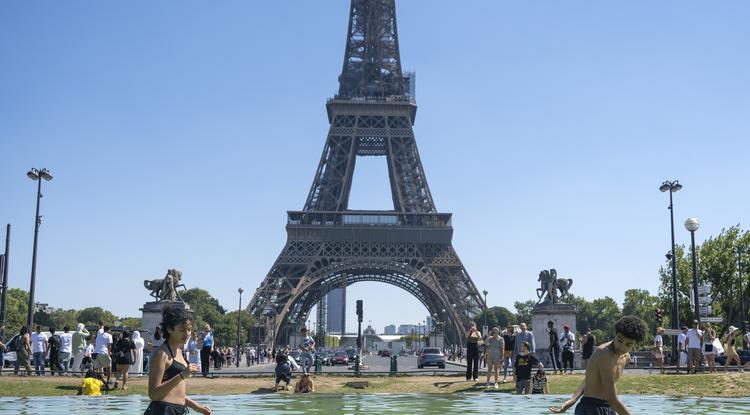 Extrém hőség Párizsban 2023-ban