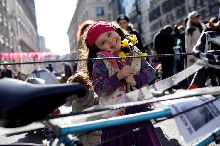 Manifestacje antyglobalistow przeciw szczytowi G20 w Londynie