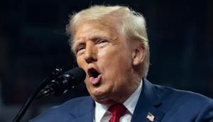 Former president Donald Trump campaigning in Arizona.Rebecca Noble/Getty Images