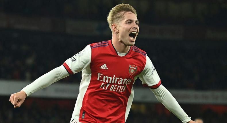 Arsenal midfielder Emile Smith Rowe Creator: Glyn KIRK