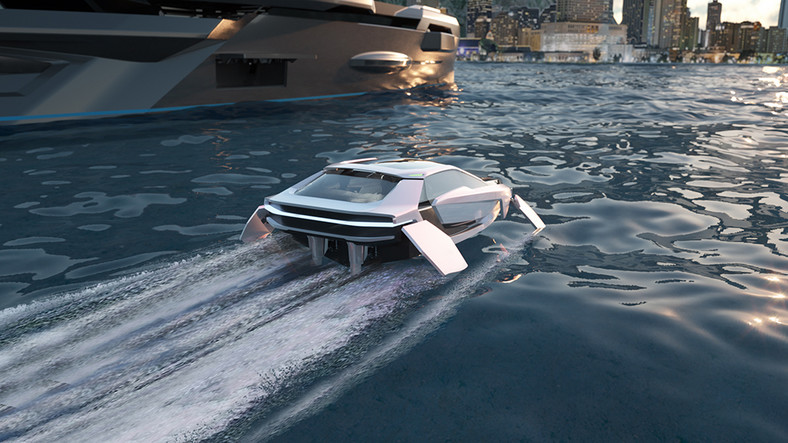 Elektryczna łódź CentrostileDesign Future-E