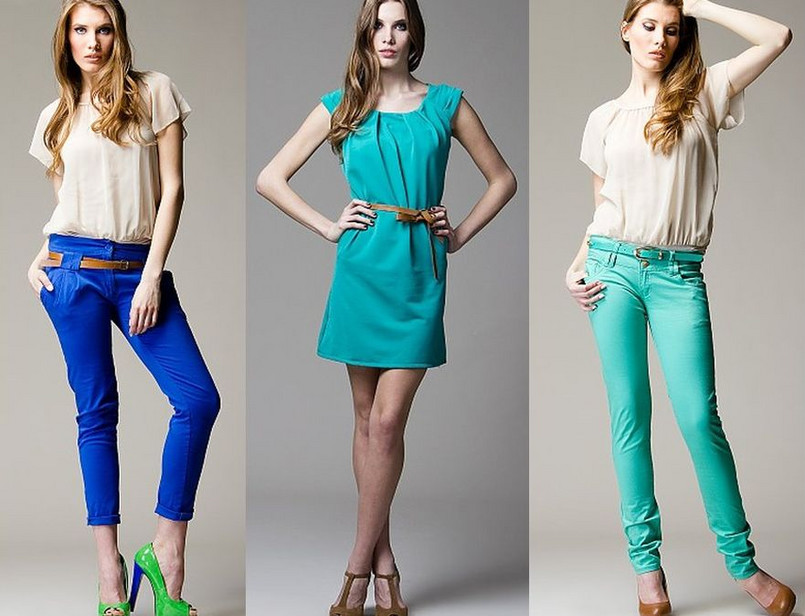 Różne odcienie błękitu, seledynu, szmaragdu i zieleni to motyw szalenie modny tej wiosny.