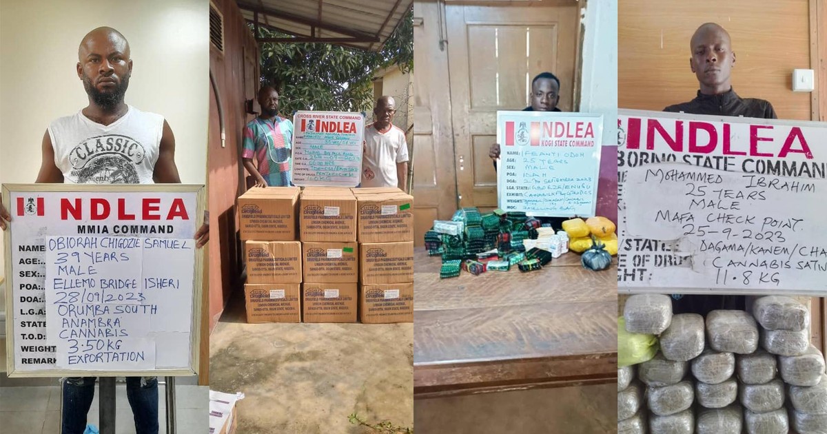 NDLEA arrests wanted kingpin, Chadian, others over 4 tons of drugs - Vimarsana News