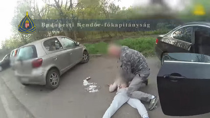 Lecsaptak a zsaruk a drogdílerekre Budapesten – Akciófilmbe illő módon kapták el egyiküket – videó