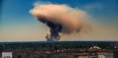 Pożary w Wielkopolsce. Dym widać z daleka