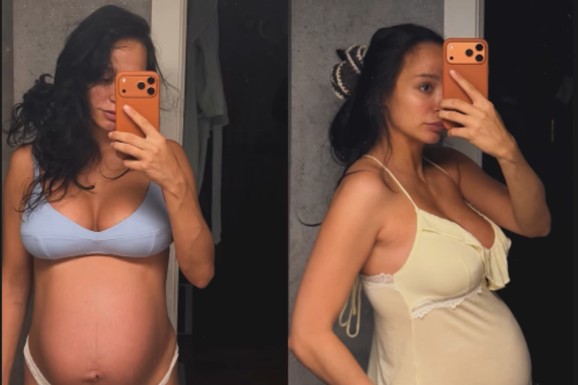 "JEDEM KAO VEPAR I IMAM 80 KG" Trudna Edita Aradinović se skinula u 9. mesecu i javno požalila na teške muke: "Boli me kičma, prepone, rebra"