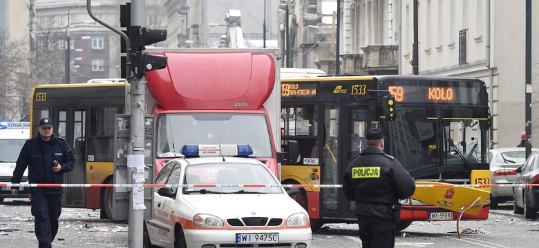 Eksplozja w centrum Warszawy. Pięć osób rannych po wybuchu gazu