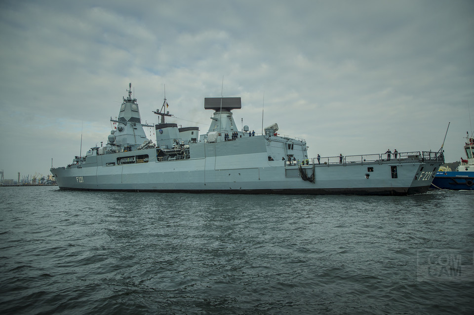 Niemieckie okręty wojenne w Gdyni