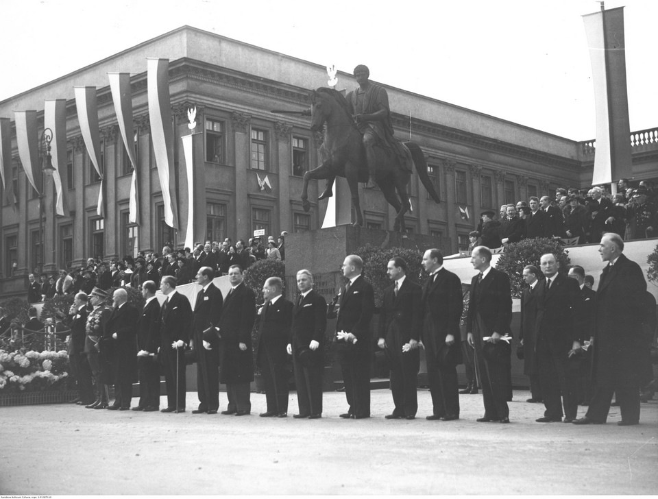 Uroczystości święta 3 Maja w Warszawie w 1937 roku