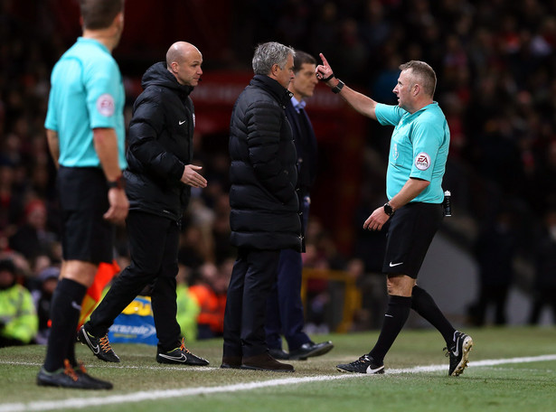 Liga angielska: Remis Manchesteru United. Mourinho wyrzucony na trybuny