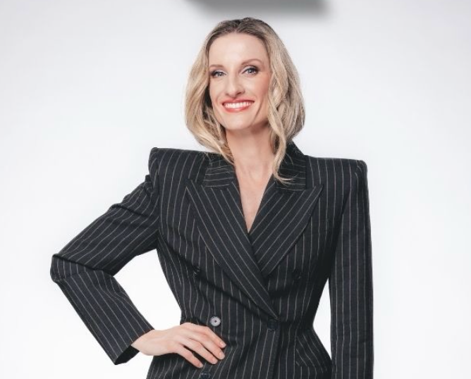 Moderátorka Adela Vinczeová.