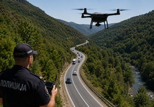 Dronovi snimaju saobraćajne prekršaje u Srbiji