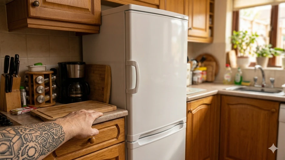 frižider, ilustracija