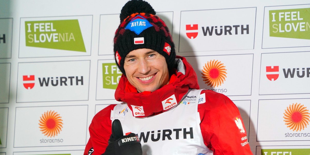 Kamil Stoch z wielkim uśmiechem. W piątek może być jego wielki dzień!