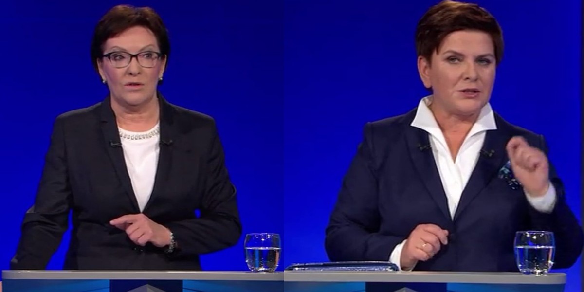 Debata Kopacz kontra Szydło