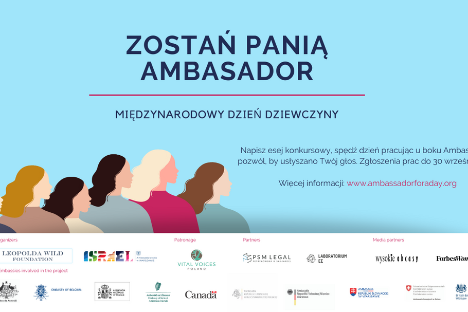 Rusza ogólnopolski konkurs dla uczennic „Zostań Panią Ambasador” w ramach obchodów światowego Dnia Dziewczyny