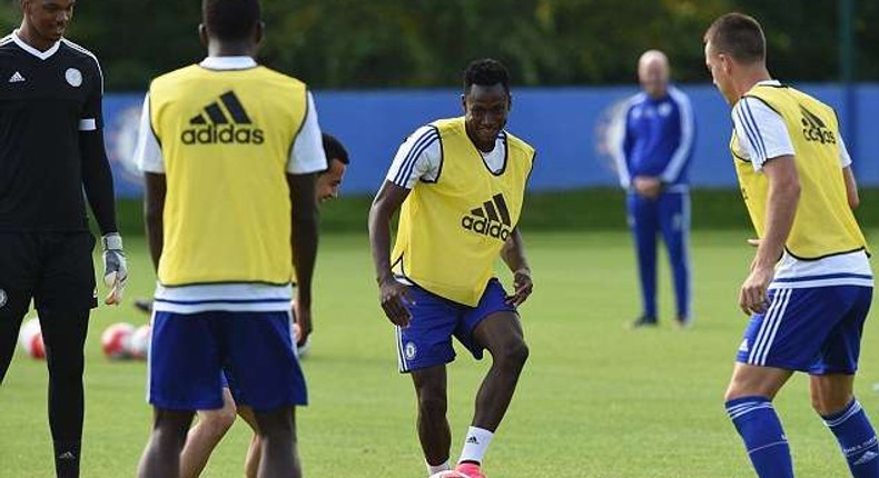 Rahman training at Chelsea