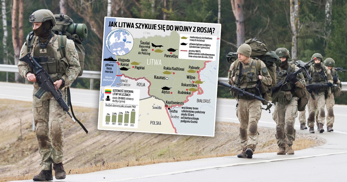 Litwa w cieniu zagrożenia. "Nie ma gdzie się cofać". Szczegóły widać na naszej mapie