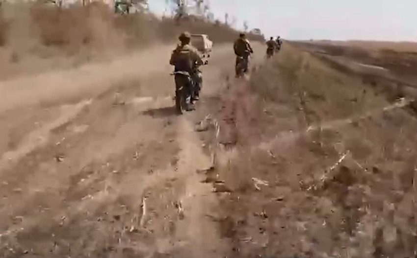 Ruska vojska na motorima