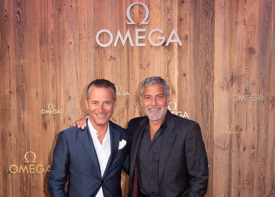  OMEGA Masters: George Clooney i Raynald Aeschlimann