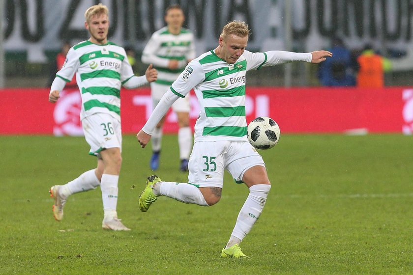 Pilka nozna. Ekstraklasa. Lechia Gdansk. Trening. 14.11.2018