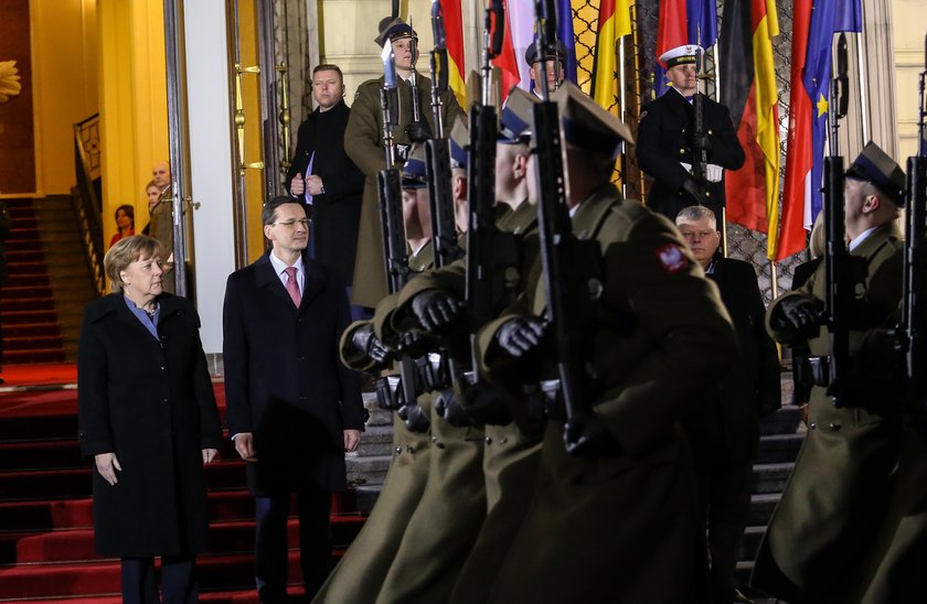 Angela Merkel spotkała się z premierem Morawieckim