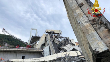 Katastrofa w Genui: 29-latek przeżył tragedię, wisząc na wystających kablach
