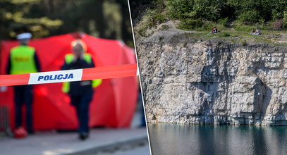 Tragedia na krakowskim Zakrzówku. 53-latek spadł z klifu