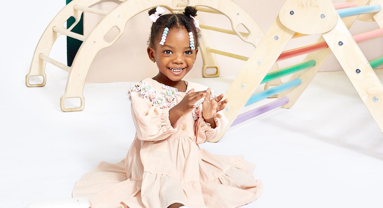 Simi launches new children’s Clothing Line ‘The Big Little Company’ inspired by her daughter Adejare ‘Deja’ Kosoko