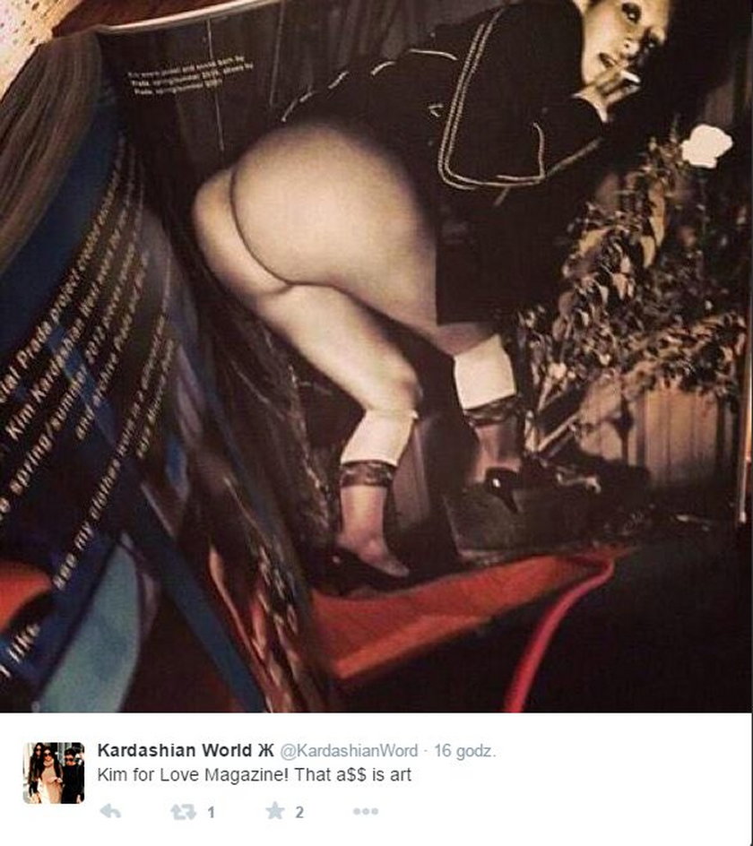 Kim Kardashian pokazuje pupę
