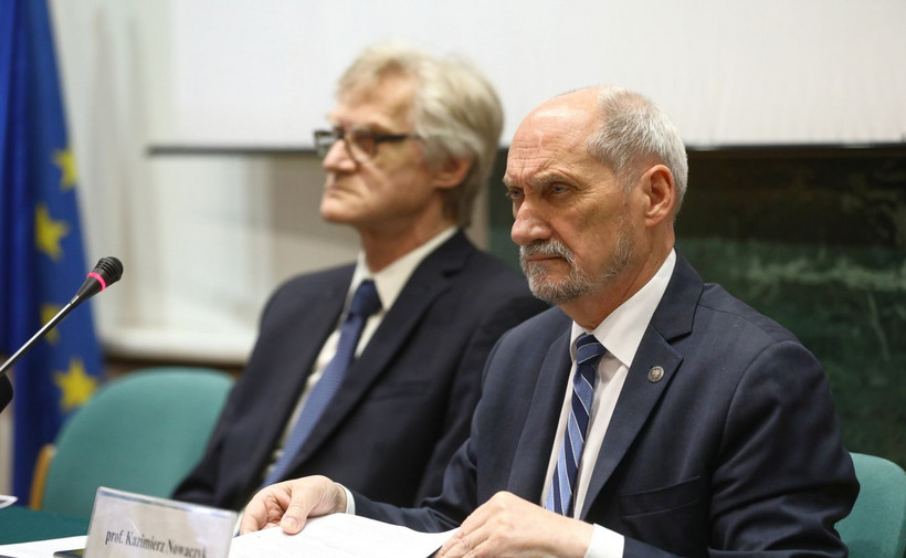 Prof.dr Kazimierz Nowaczyk i Antoni Macierewicz