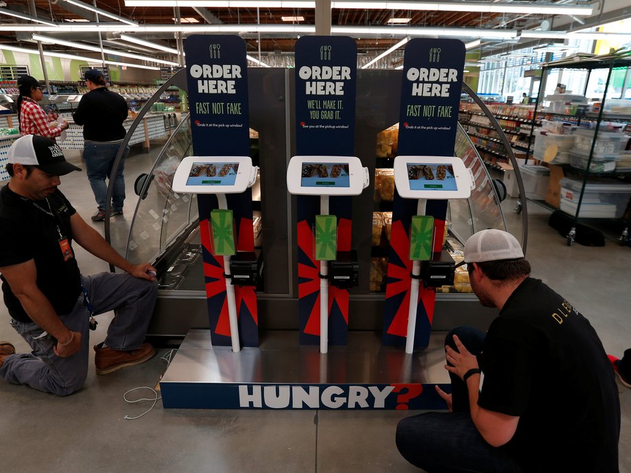 Whole Foods 365's ordering kiosks.