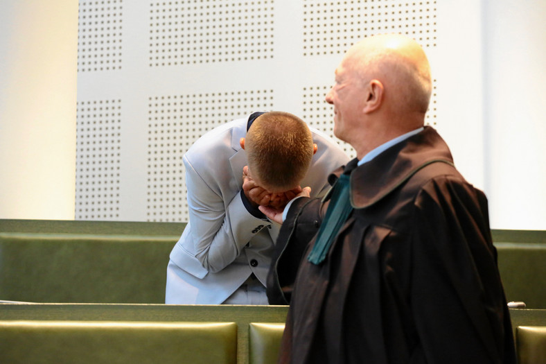 Tomasz Komenda w chwili ogłoszenia wyroku uniewinniającego w 2018 r.