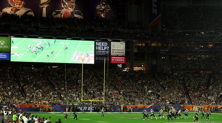 A Super Bowl a legnézettebb esemény az USA-ban/Fotó: Europress-Getty Images