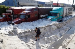 Gradobicie w Meksyku sparaliżowało miasto. ZOBACZ ZDJĘCIA