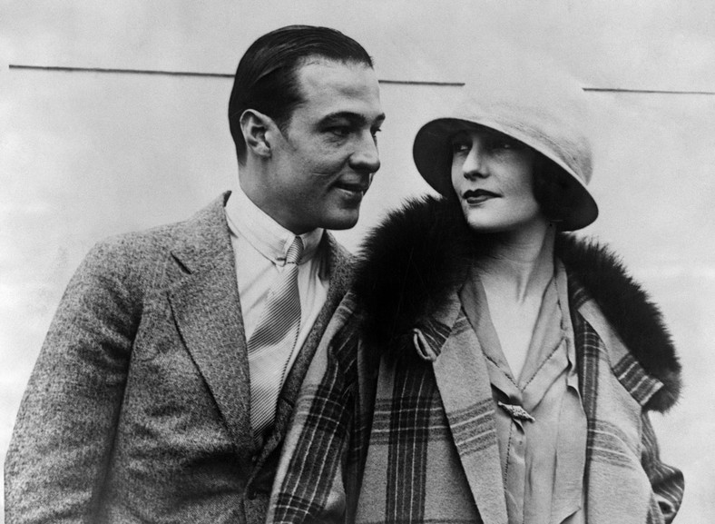 Rudolph Valentino z żoną Natashą Rambovą