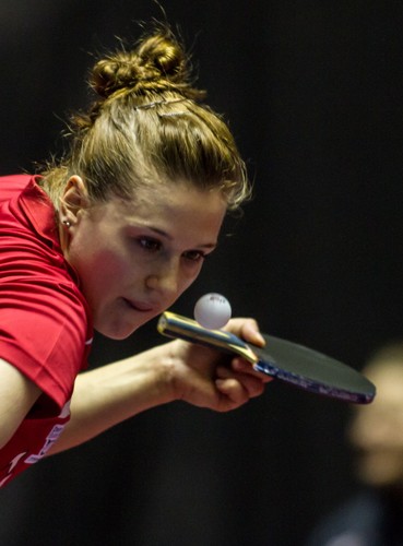 Natalia Partyka i jej koleżanki grają na mistrzostwach świata