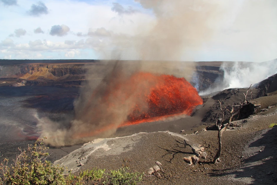 Kilauea, erupcija 22. avgusta