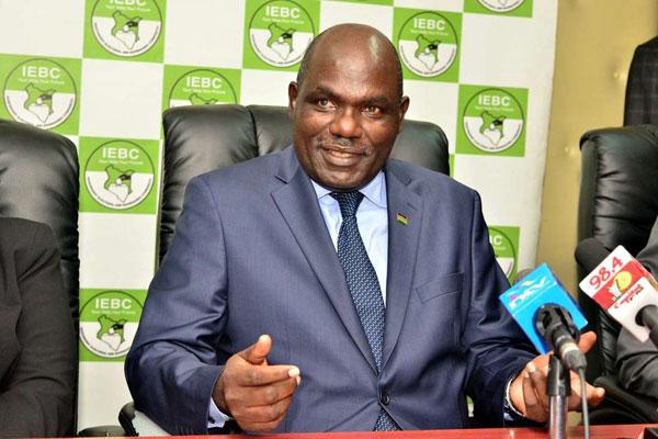 IEBC chairman Wafula Chebukati 