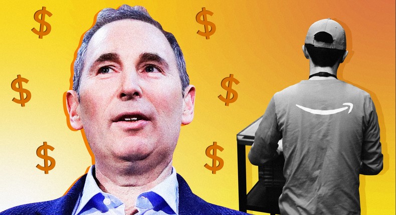 Amazon CEO Andy Jassy was granted millions of dollars worth of Amazon stock when he became CEO in summer 2021.